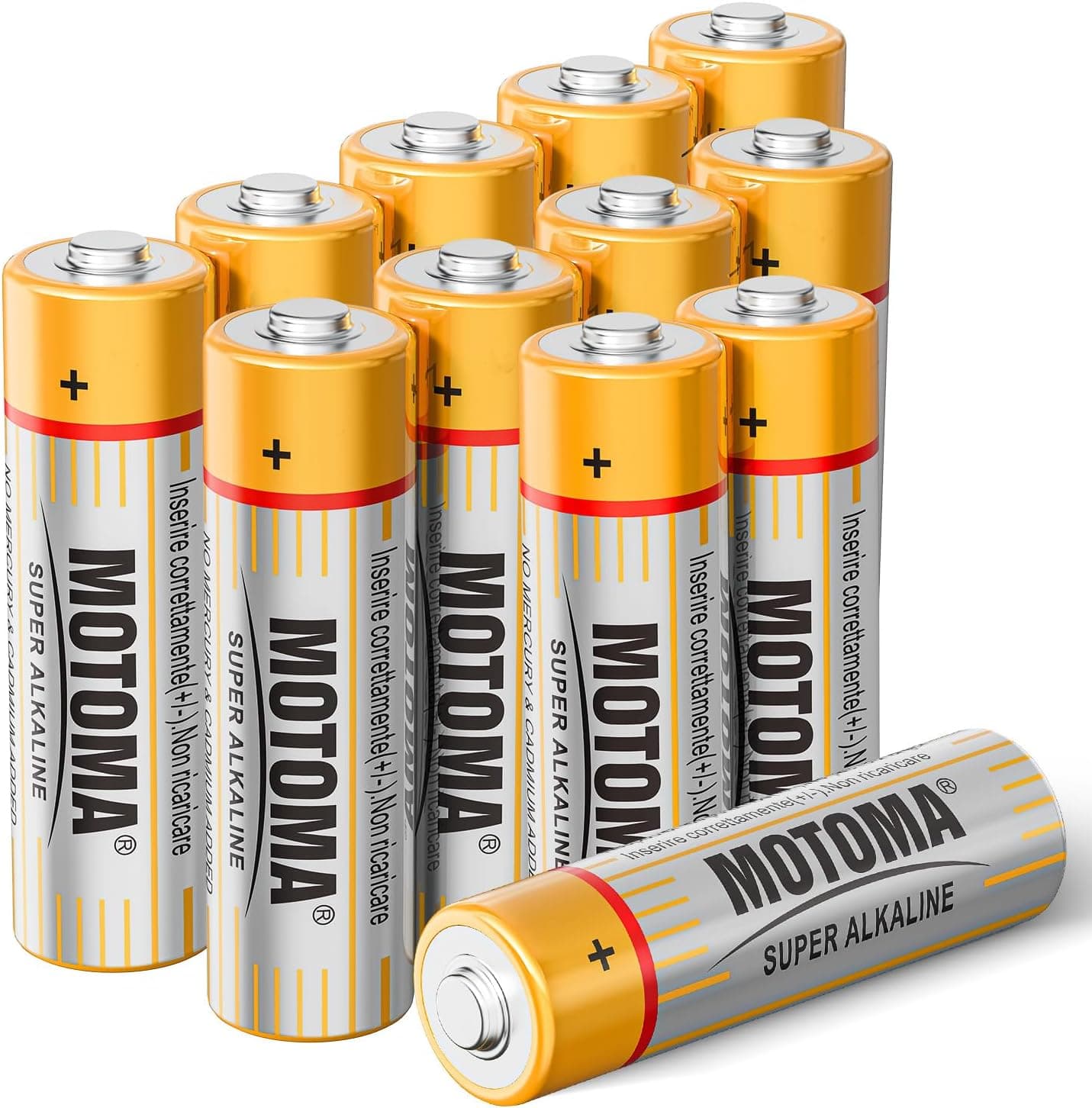 1.5V AA Batteries 12 Pack 1920mAh Alkaline Double A Batteries 10 Year Shelf Life AA battery Long Lasting Power Batteries AA For Alarm Clocks, Remotes, Toys & Electronic Devices (Non-Rechargeable)