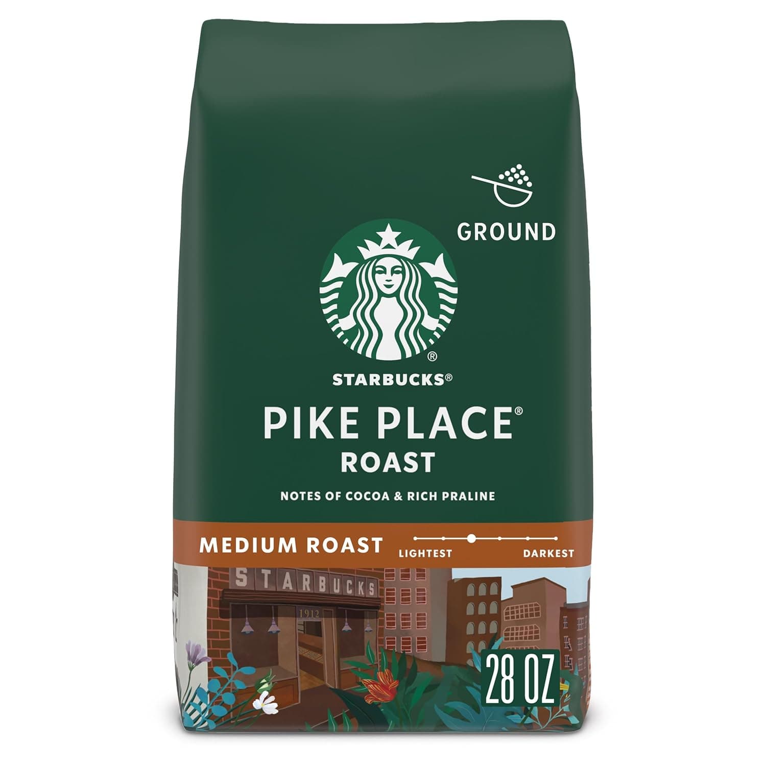 Starbucks Pike Place Ground Coffee (28 oz)